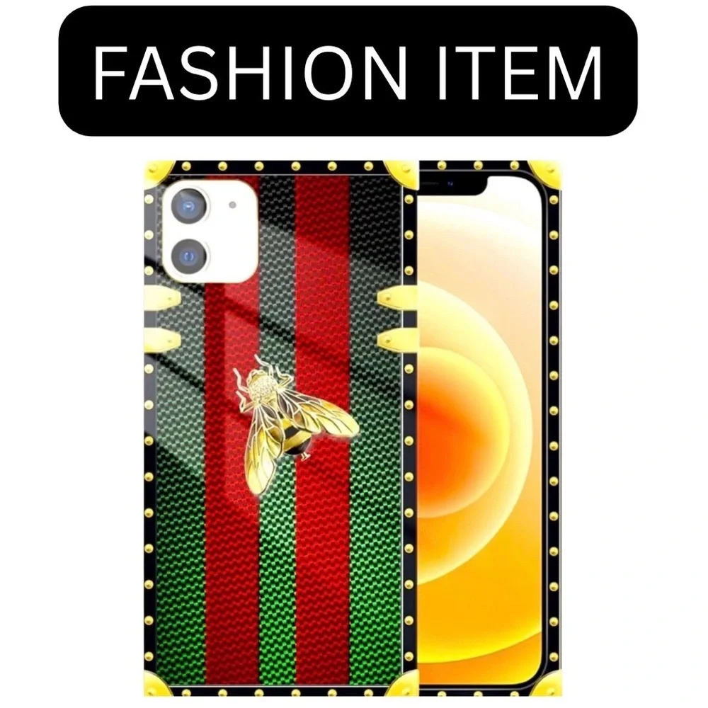 iPhone 11 FASHION 🐝 Case, Reinforced Corners, TPU Silicone Back, EUC